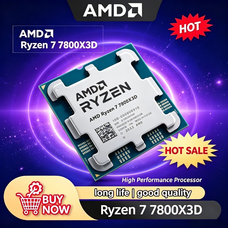 Amd Cpu Ryzen 7 - Processeur AMD R7 7800X3D 8 cœurs