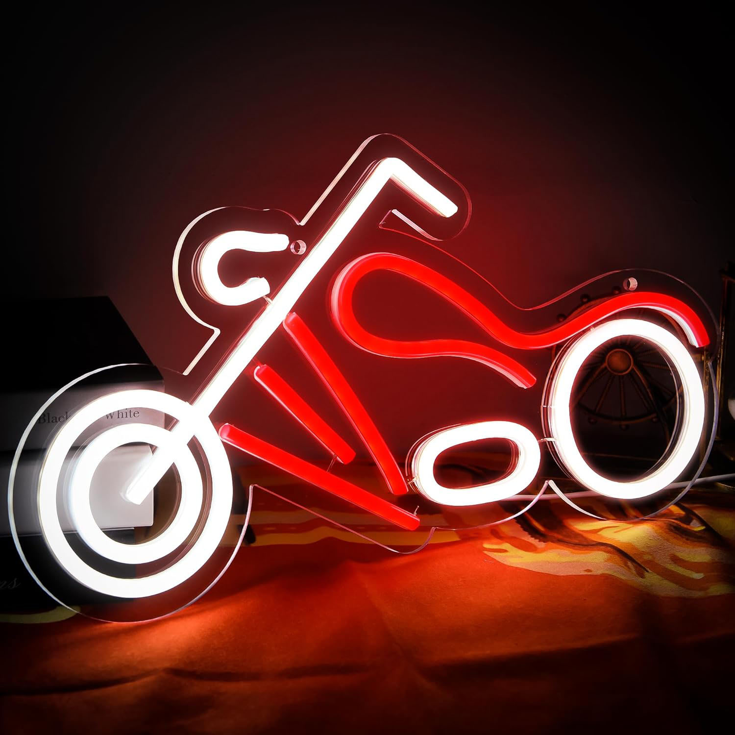 Retro Gaming Usb - Enseigne néon rétro pour moto chopper,
