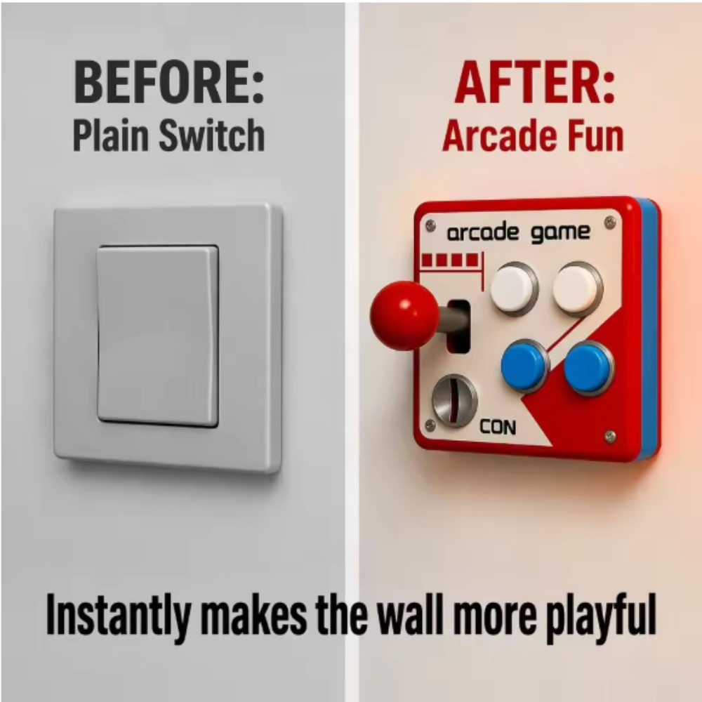 Retro Gaming Accessories - Cache-prise de joystick rétro pour borne