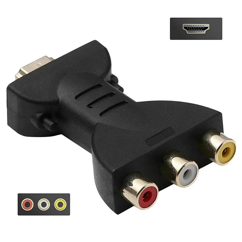 Composite Rca Cable - Adaptateur Composite AV vers HDTV, connecteur