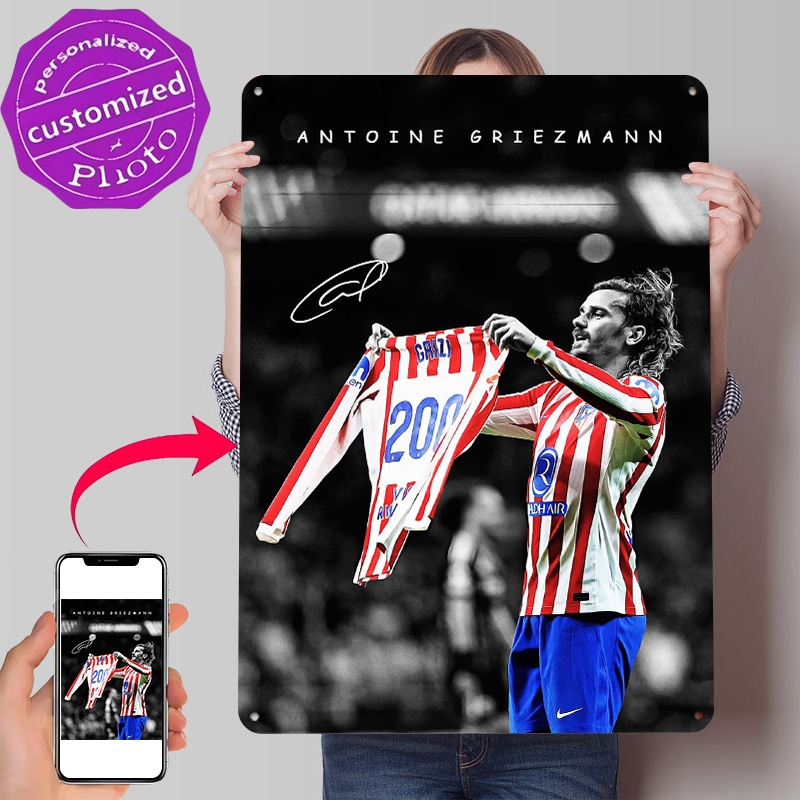 Retro Gaming Jersey - Affiche Murale Métallique 3D Imprimée Personnalisée