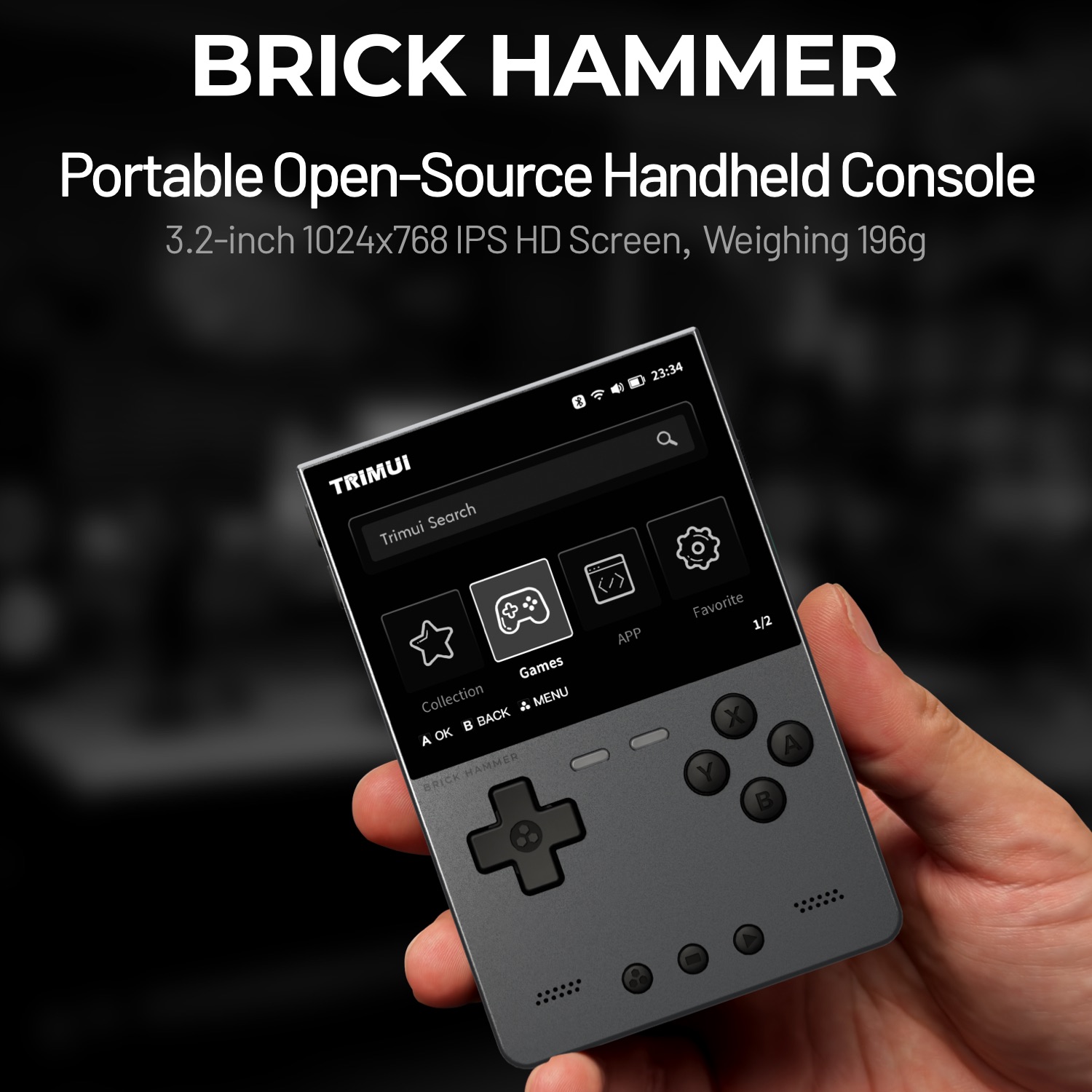 Retro Gaming Mobile - TRIMUI brique marteau rétro Console de