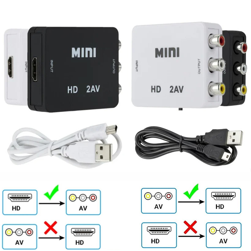 Composite Rca Cable - Adaptateur HDMI vers AV RCA, adaptateur