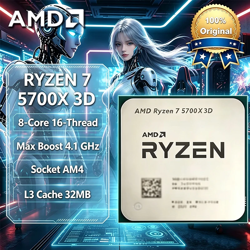 Amd Cpu Ryzen 7 - Processeur AMD Ryzen 7 R7 5700X3D