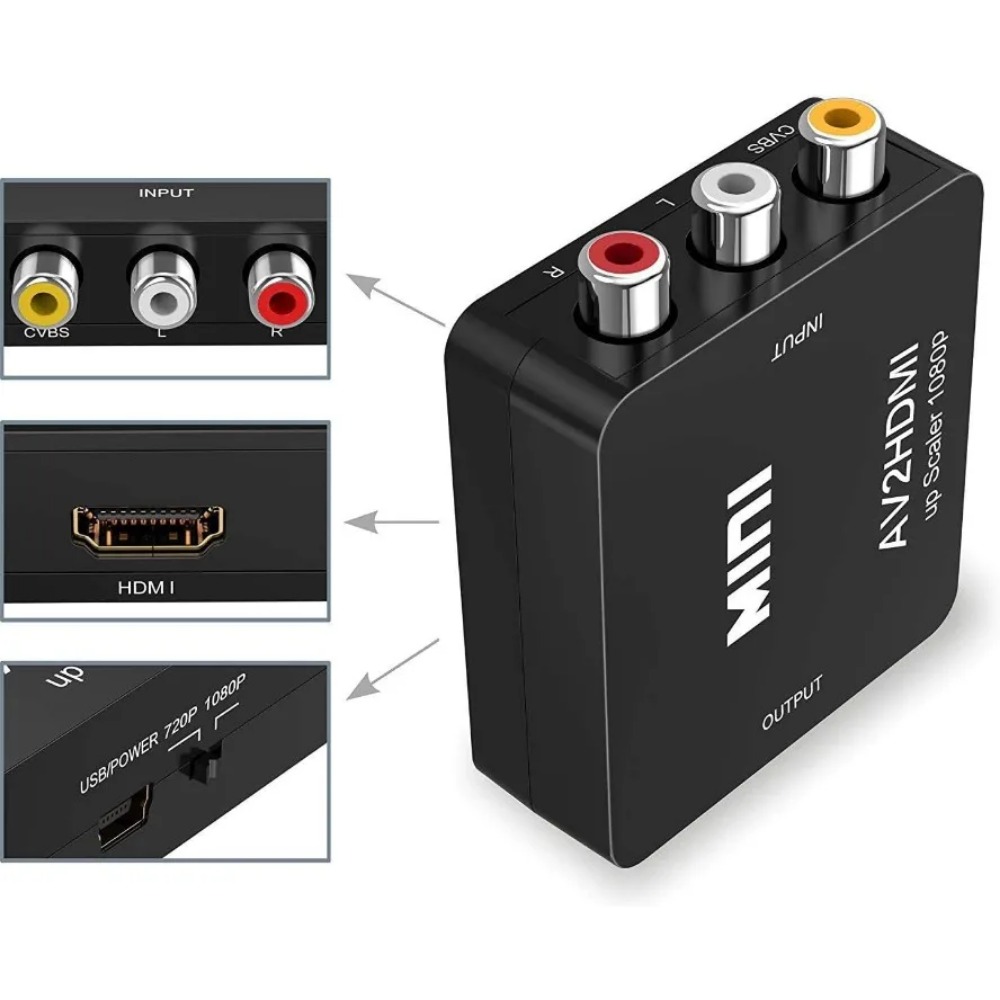 Convertisseur AV vers HDMI 108 - Composite Rca Cable avis et prix