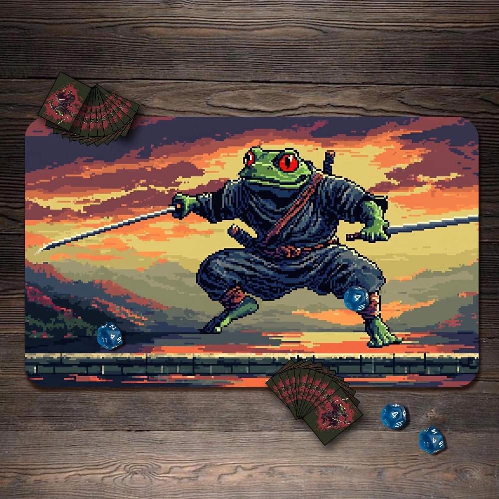 Tapis de jeu rétro Pixel Frog  - Retro Gaming Xl avis et prix