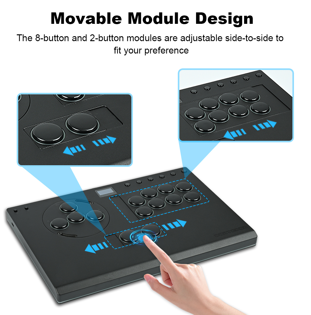 Manette de jeu sans levier Hau - Arcade Stick Joystick avis et prix