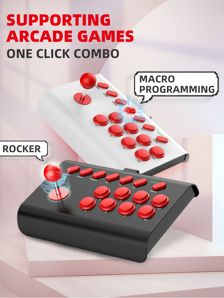 Bâton d'arcade à 8 boutons pou - Arcade Stick Joystick avis et prix