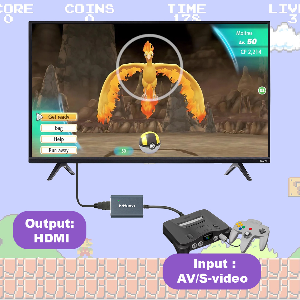Bitfunx – adaptateur vidéo 720 - Retro Gaming Mobile avis et prix