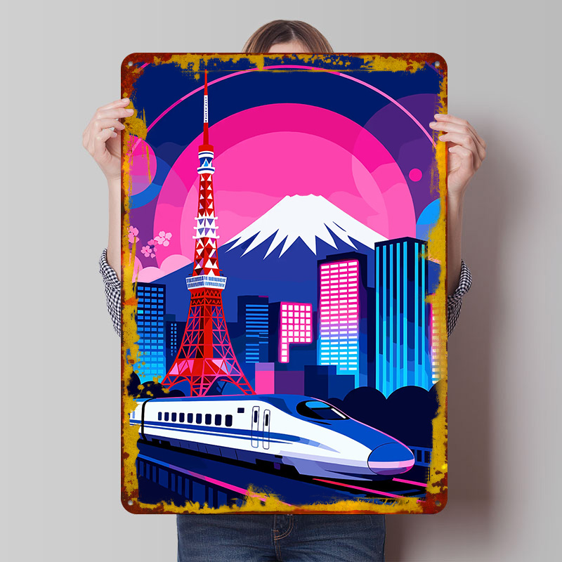 Affiche Paysage Urbain de Toky - Retro Gaming Tokyo avis et prix