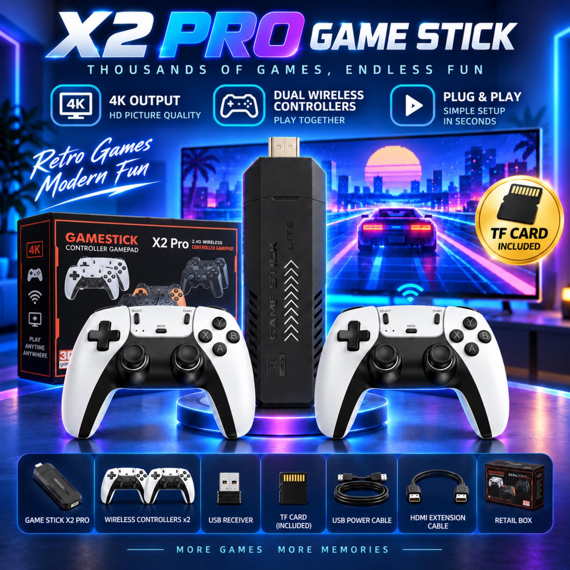 Console de jeux vidéo X2 PRO G - Retro Gaming X2 avis et prix