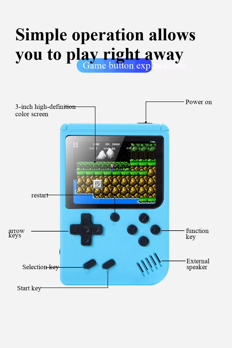 Console de jeux portable rétro - Retro Gaming Mobile avis et prix