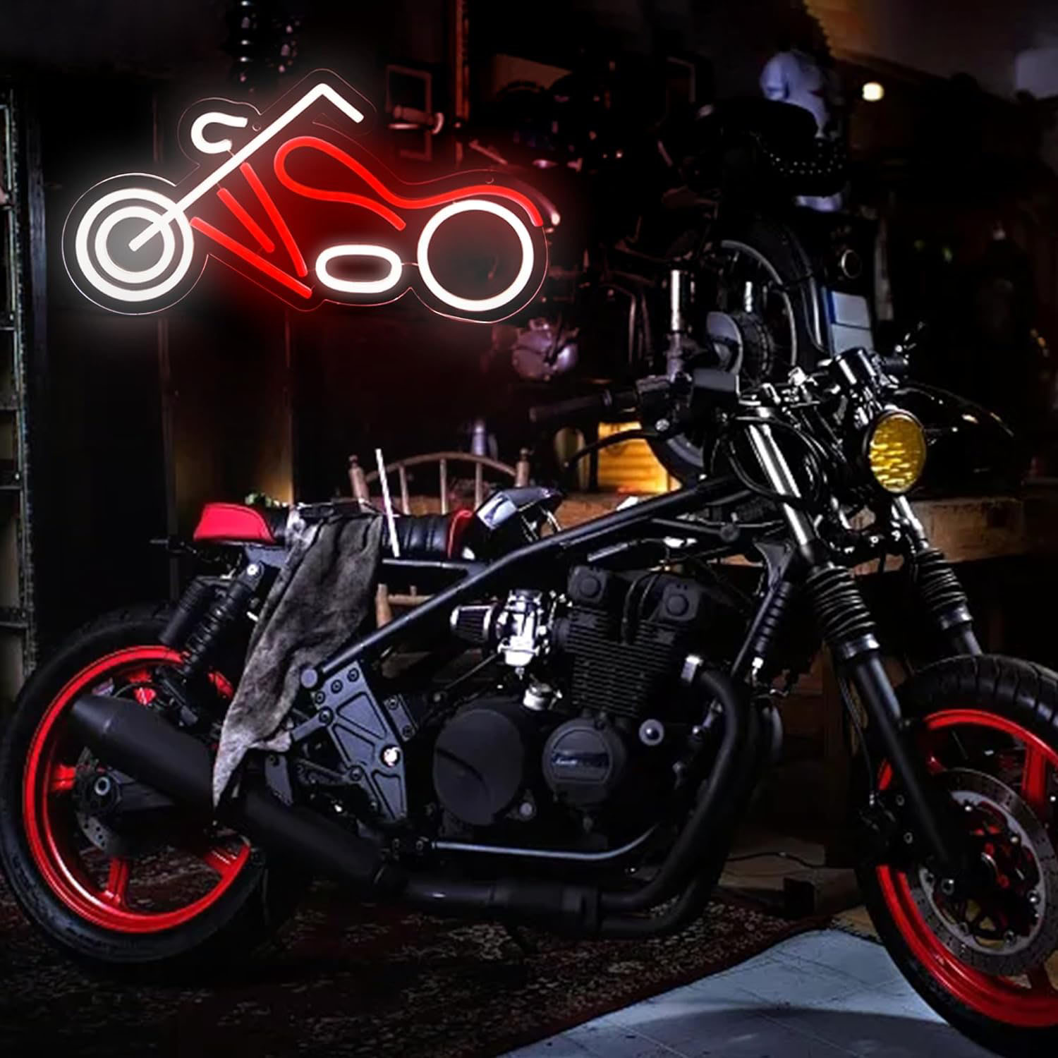 Enseigne néon rétro pour moto  - Retro Gaming Usb avis et prix