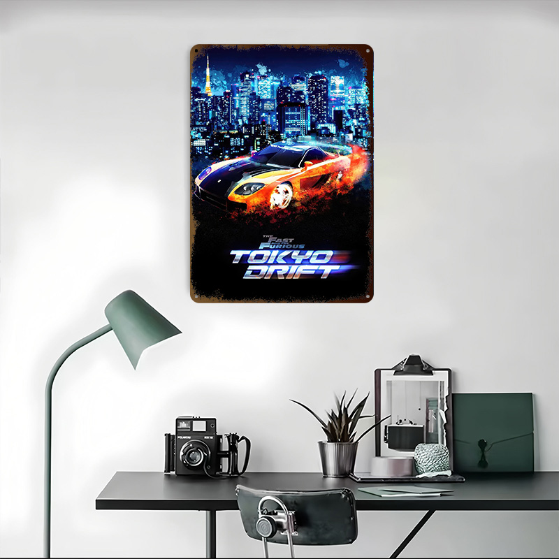 Affiche en tôle The Fast and t - Retro Gaming Tokyo avis et prix