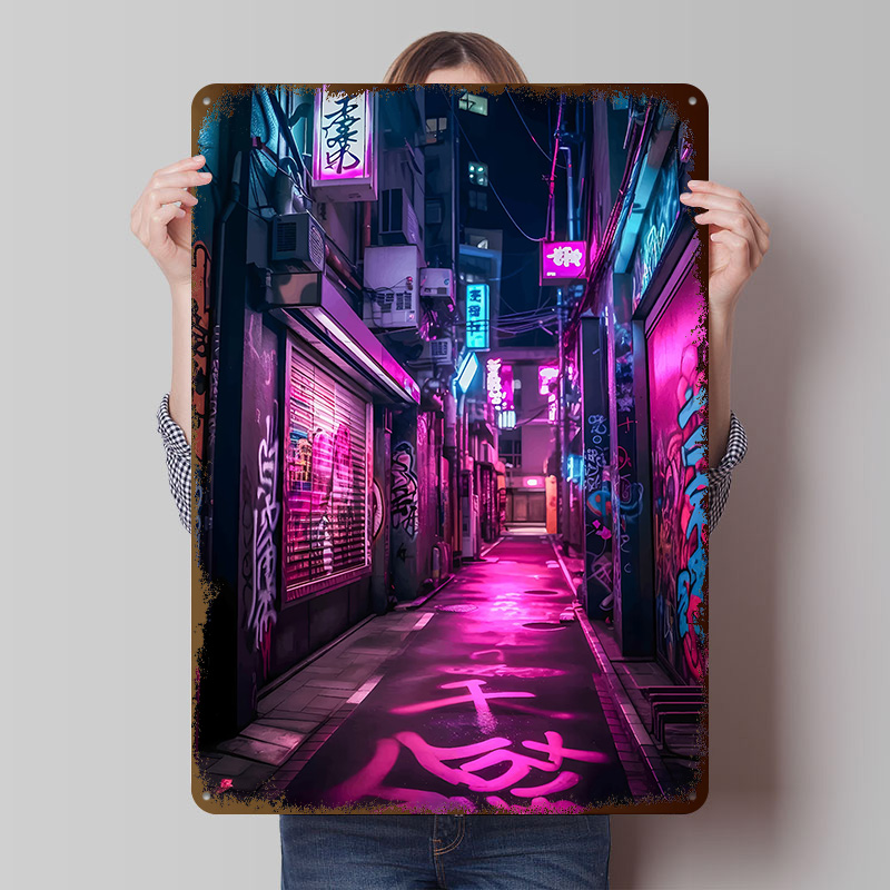 Affiche imprimée Nuits néon de - Retro Gaming Tokyo avis et prix