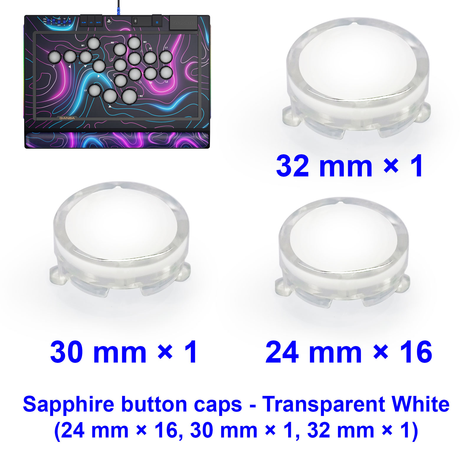 Capuchons de boutons QANBA SAP - Arcade Stick Joystick avis et prix