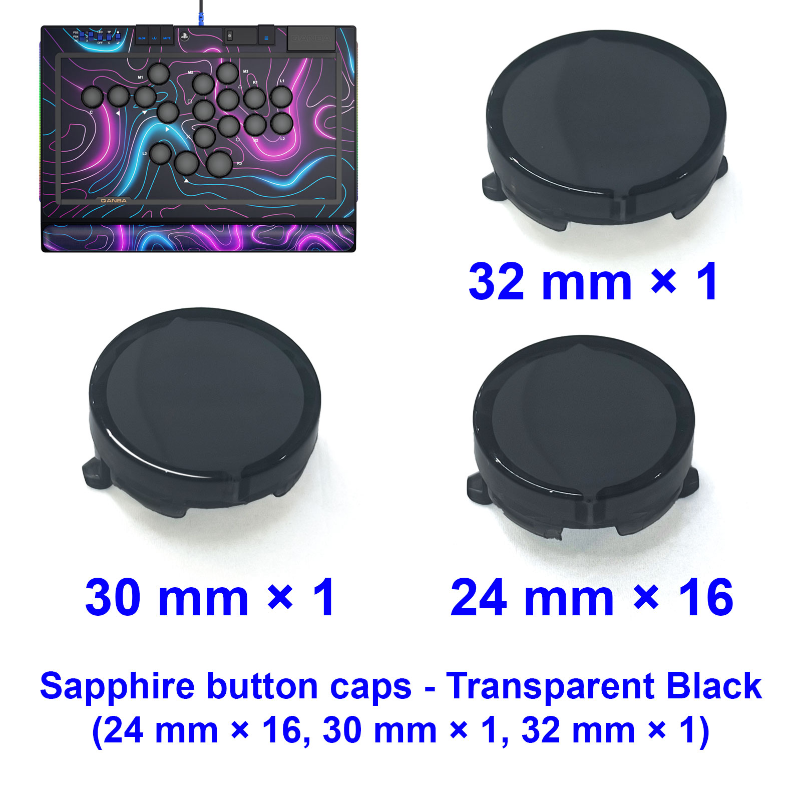 Capuchons de boutons QANBA SAP - Arcade Stick Joystick avis et prix