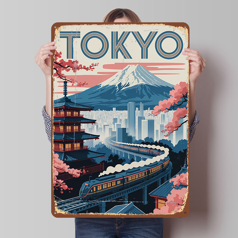 Affiche en tôle personnalisée  - Retro Gaming Tokyo avis et prix