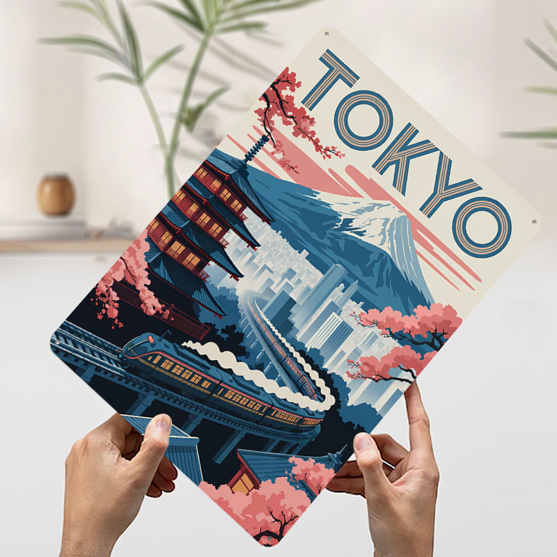 Affiche en tôle personnalisée  - Retro Gaming Tokyo avis et prix