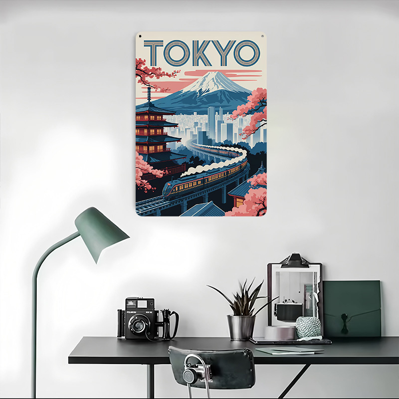 Affiche en tôle personnalisée  - Retro Gaming Tokyo avis et prix