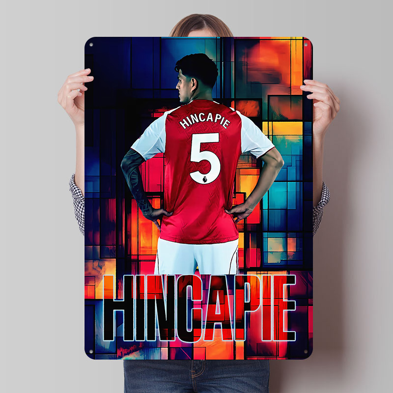 Affiche en fer blanc Hincapie  - Retro Gaming Jersey avis et prix