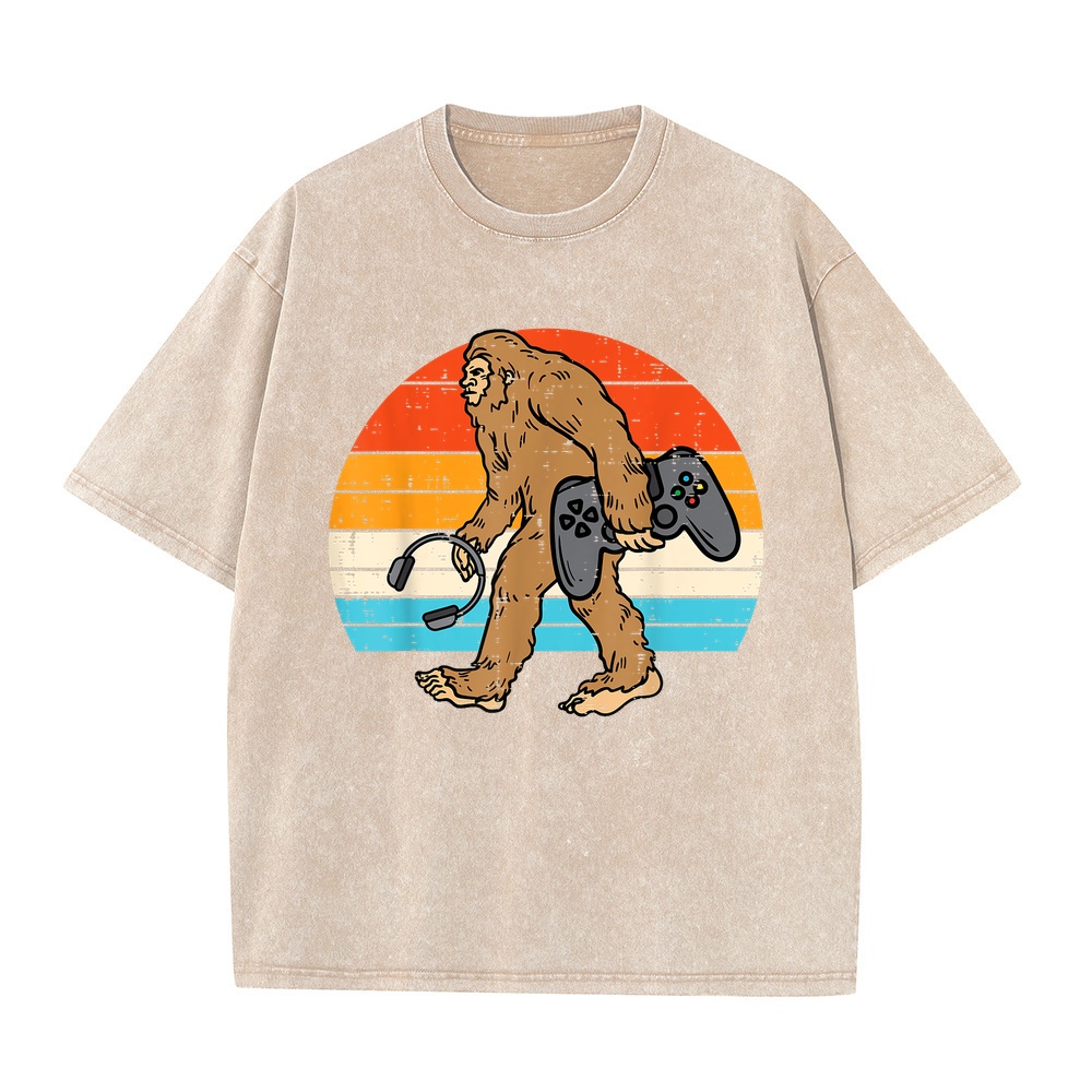 T-shirt Gamer Bigfoot Sasquatc - Retro Gaming Jersey avis et prix