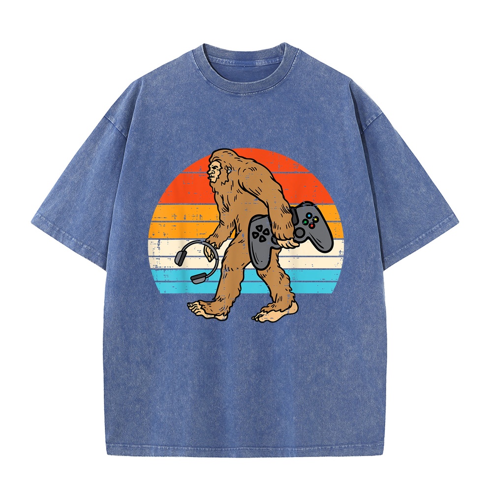 T-shirt Gamer Bigfoot Sasquatc - Retro Gaming Jersey avis et prix