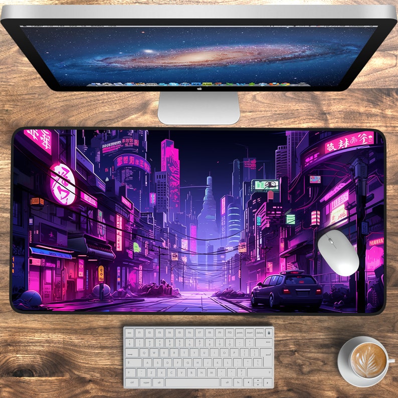 Tapis de bureau Neon Tokyo, sc - Retro Gaming Tokyo avis et prix