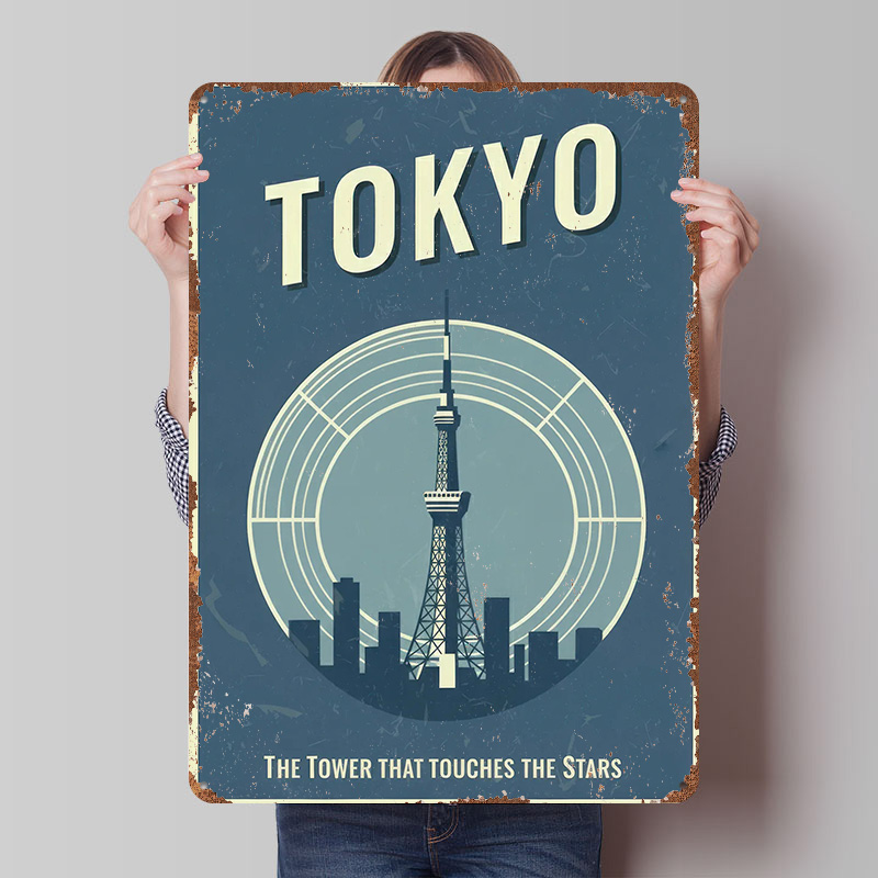Affiche de voyage vintage Toky - Retro Gaming Tokyo avis et prix