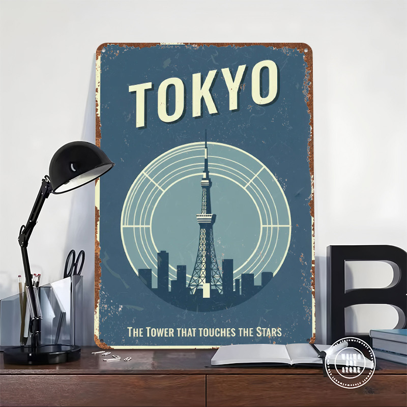 Affiche de voyage vintage Toky - Retro Gaming Tokyo avis et prix