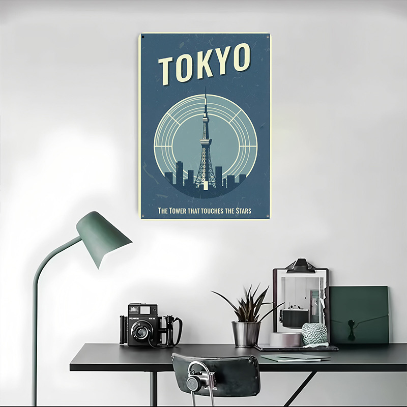 Affiche de voyage vintage Toky - Retro Gaming Tokyo avis et prix