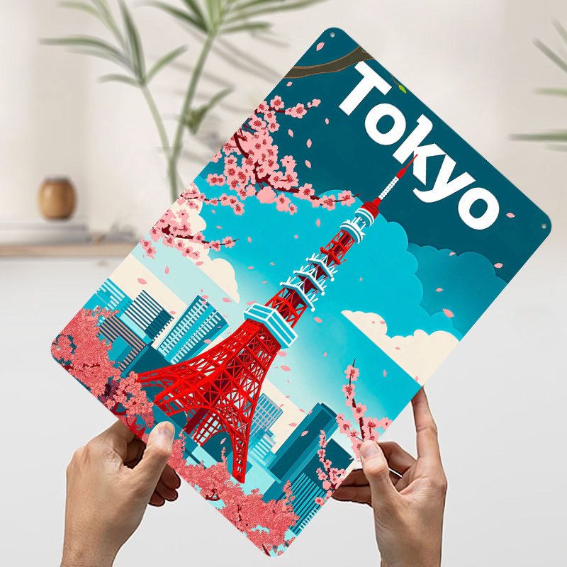 Affiche de voyage Tokyo en fer - Retro Gaming Tokyo avis et prix