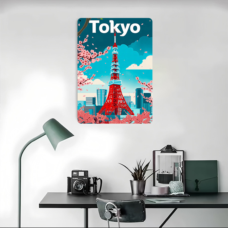 Affiche de voyage Tokyo en fer - Retro Gaming Tokyo avis et prix