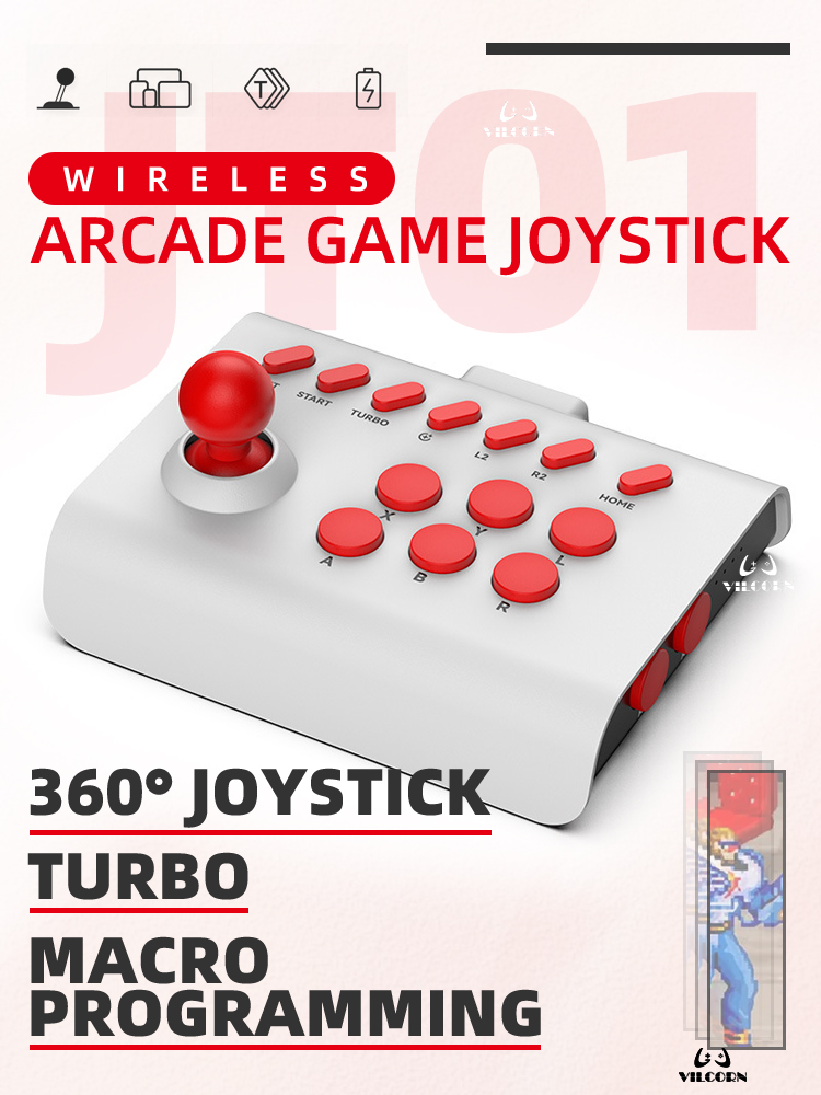 Manette d'arcade sans fil, con - Arcade Stick Joystick avis et prix