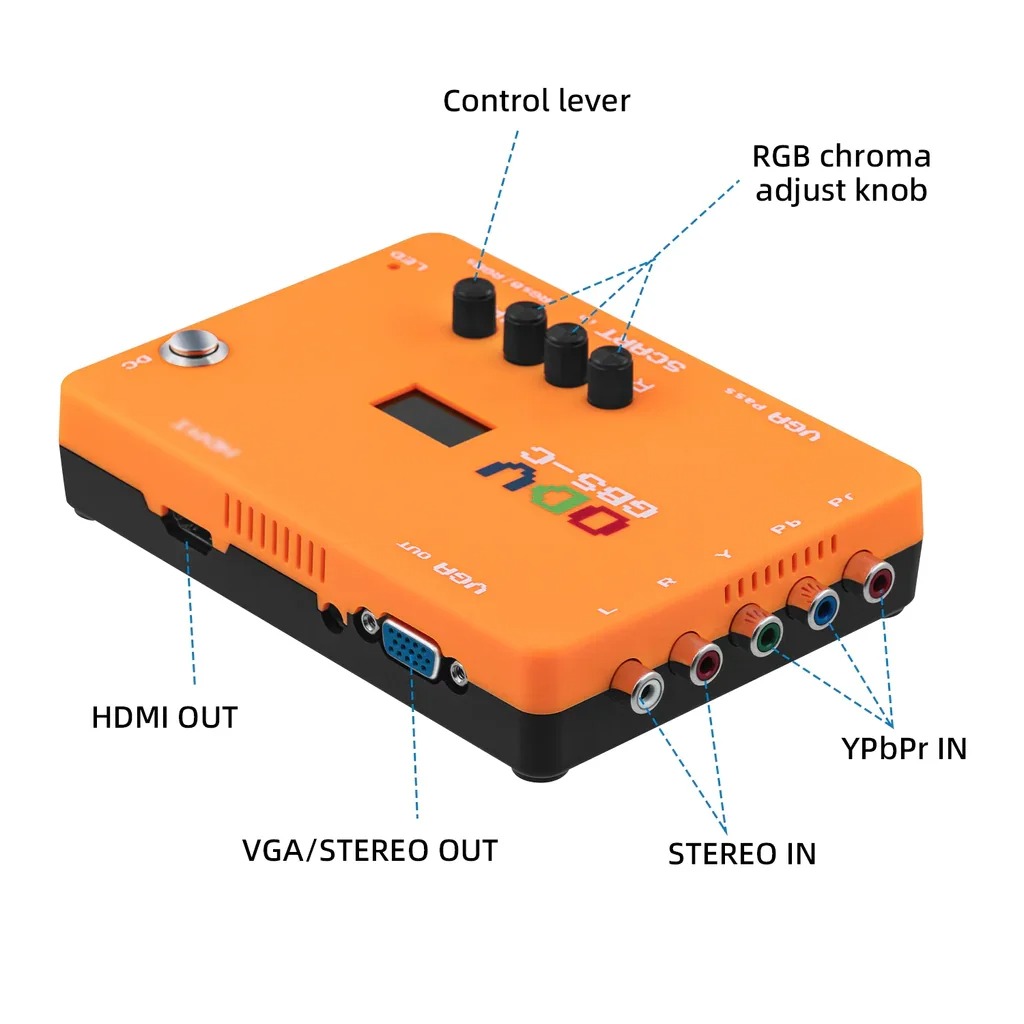 Adaptateur AIO OSSC ODV-GBS-C  - Retro Gaming Mobile avis et prix